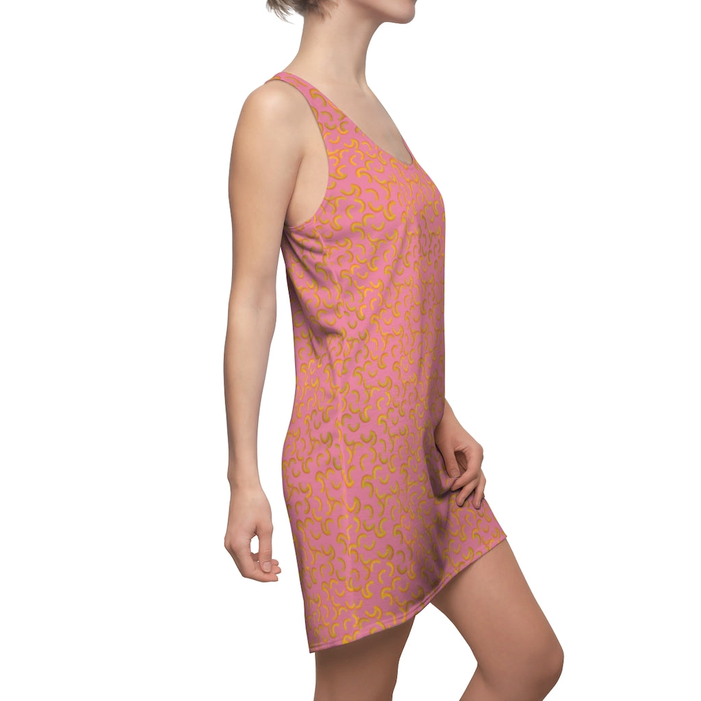 Cheezy doodles - Women's Racerback Dress - Pink