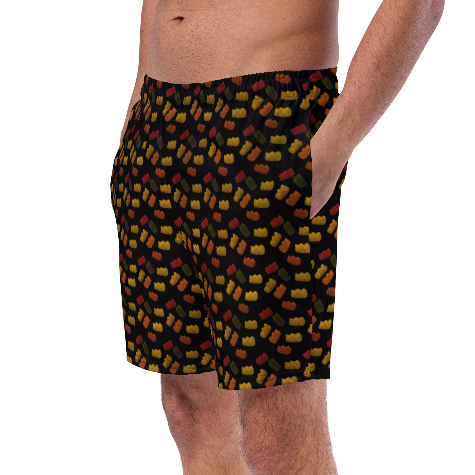 Gummy Bears - Men's Swim Trunks - Black – Daddyscoolstuff