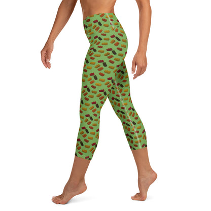 Gummy bears - Yoga Capri Leggings - Green