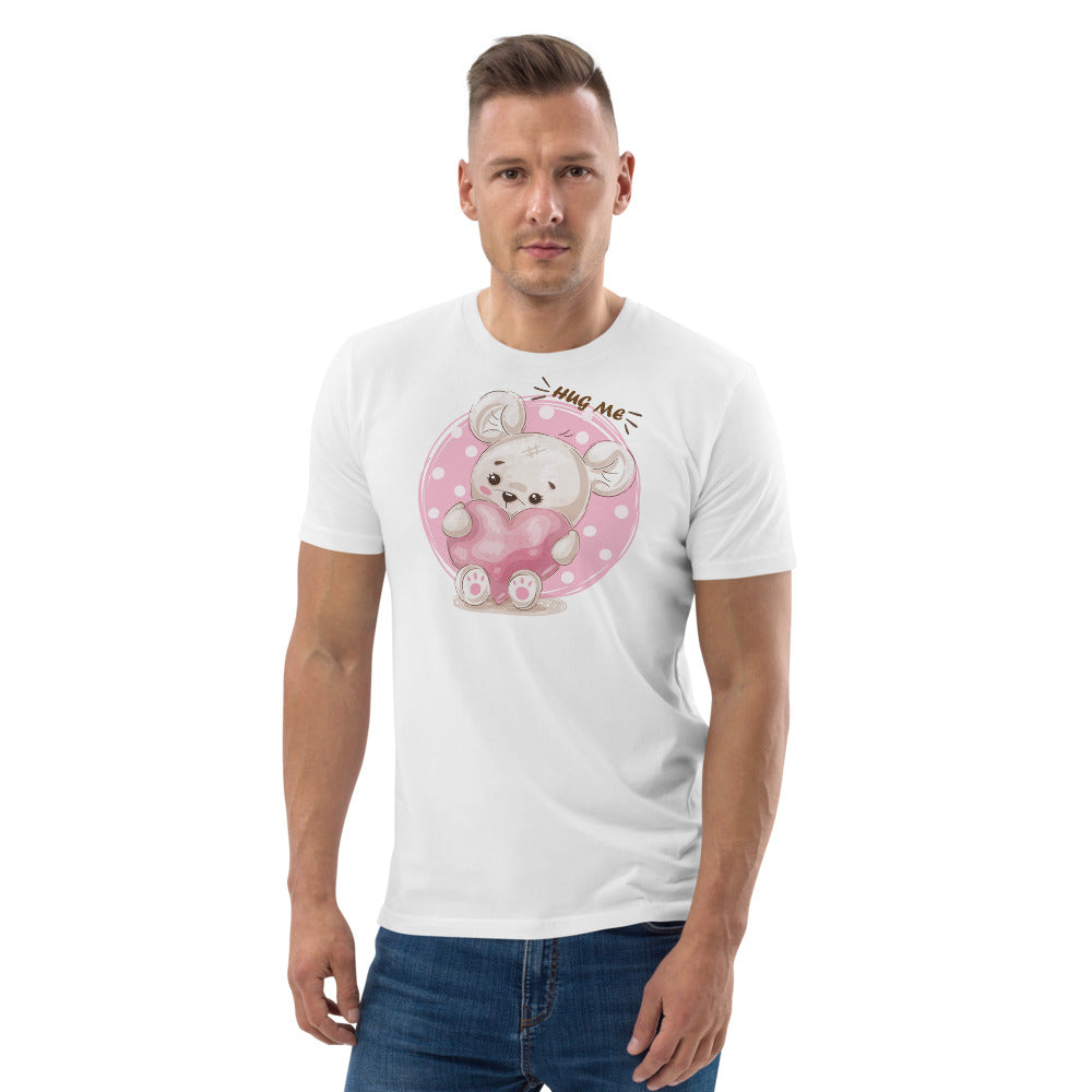 Hug Me Teddybear - Unisex organic cotton t-shirt