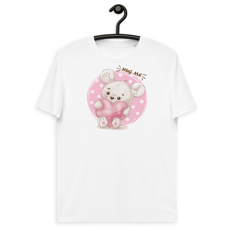 Hug Me Teddybear - Unisex organic cotton t-shirt